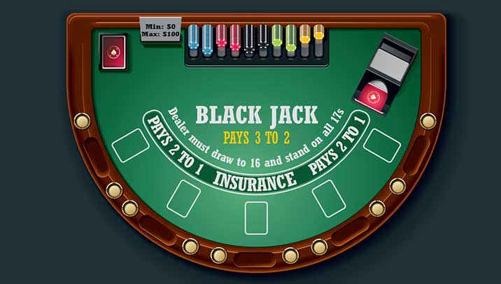 virtual blackjack table from online casinos